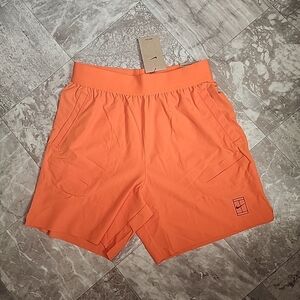 Nike Court Advantage 6” Tennis Shorts Orange Men's FZ6913 819